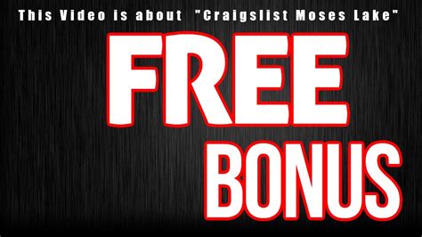 Aug 05, 2022 Craigslist Mo is a new section of the website dedicated to the Missouri area. . Craigslist moses lake